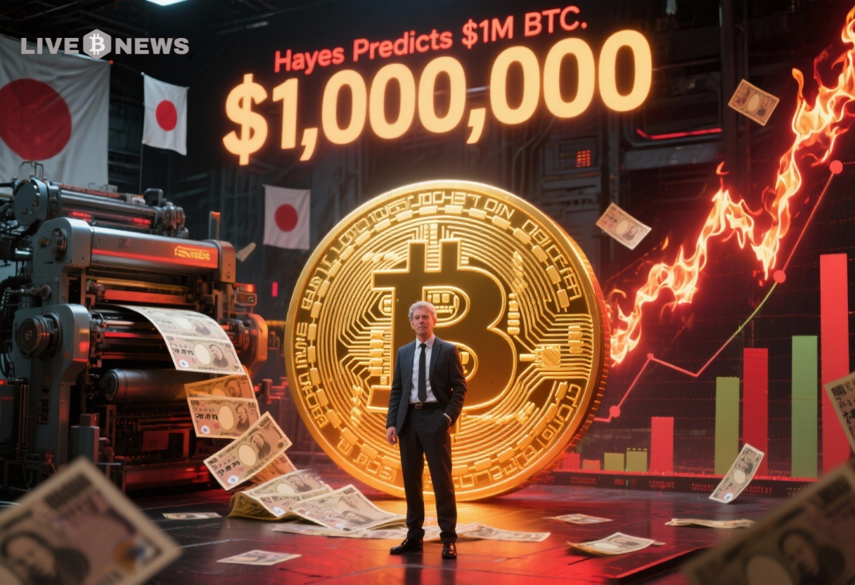 Bitcoin Prediction: Hayes Predicts $1 Million Bitcoin After Japan’s New Stimulus