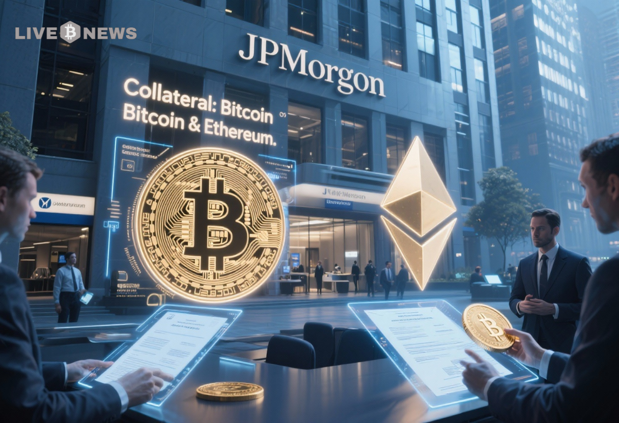 Bitcoin News: JPMorgan to Accept Bitcoin and Ether as Loan Collateral